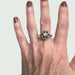 Ring 56 CONTEMPORARY DESIGN RING in 18 kt GOLD with DIAMONDS 58 Facettes Q960A