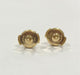 Yellow gold diamond stud earrings 58 Facettes