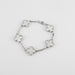 Bracelet Van Cleef & Arpels - Bracelet Alhambra Nacre Or blanc 58 Facettes