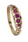 Bague 55 BAGUE JARRTIÈRE ANCIENNE RUBIS 58 Facettes 067611