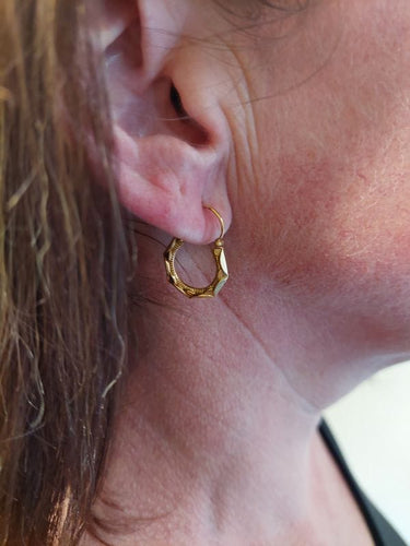 Boucles d'oreilles CRÉOLES ANCIENNES 58 Facettes 073361