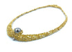 GILBERT ALBERT necklace. Yellow gold, diamond and interchangeable beads necklace 58 Facettes