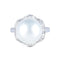 Bague 53 Bague Perle de Tahiti grise 58 Facettes 336.31