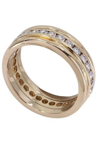 Bague 55 ALLIANCE DIAMANTS 58 Facettes 062991