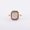 Bague 58 Bague Damier Rubis Diamants 58 Facettes JE511