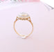 Ring 59.5 Two Tone Gold Diamond Ring 58 Facettes AA 1521