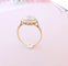 Bague 59.5 Bague Diamants Or Deux Tons 58 Facettes AA 1521