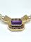 Collier Collier en or jaune, améthyste, perles de culture 58 Facettes