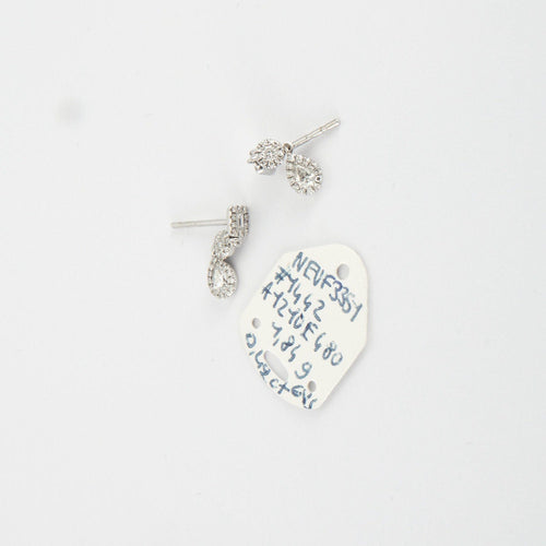 Boucles d'oreilles Boucles d'oreilles en Or blanc & diamants 58 Facettes