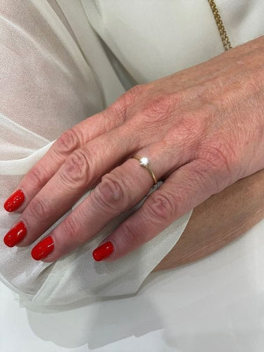 Bague SOLITAIRE DIAMANT 0.20 CARAT 58 Facettes 057491