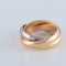 Bague 50 CARTIER - bague trinity 3 ors, diamants 58 Facettes