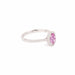 Ring Pink Sapphire Ring 0.78 Carats Diamonds 58 Facettes BSR67