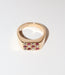 Ring 56 Ruby Diamond Signet Ring 58 Facettes 541