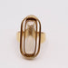 Bague 55 Bague allongée Or jaune Quartz 58 Facettes E357507AL