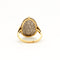 Bague 58 Bague Ovale pavage Diamants 58 Facettes
