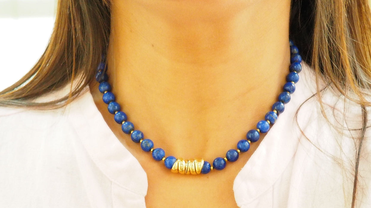 Collier Collier Lapis Lazuli 58 Facettes 31679