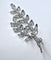 Broche Broche Platine Or Perles Diamants. 58 Facettes AB213