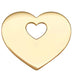 Poiray pendant heart pendant yellow gold 58 Facettes