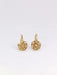 Napoléon III Dormeuses earrings Yellow gold Fine pearls 58 Facettes J270