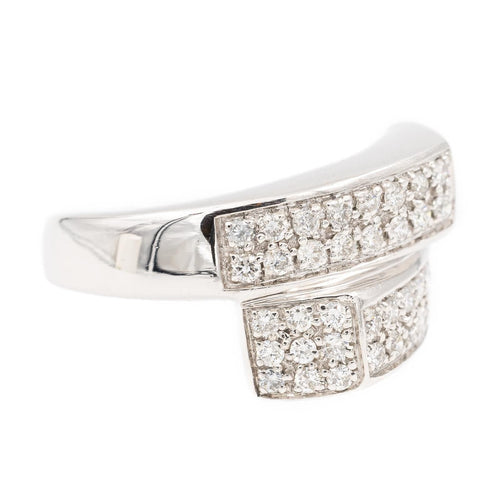 Bague 54 Bague Or blanc Diamant 58 Facettes 2360838CN