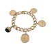 Bracelet Bracelet breloques pièces de monnaie et sceau. 58 Facettes 32210