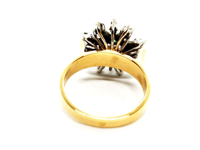 Bague 54 Bague Fleur Or jaune Diamant 58 Facettes 1186434CN