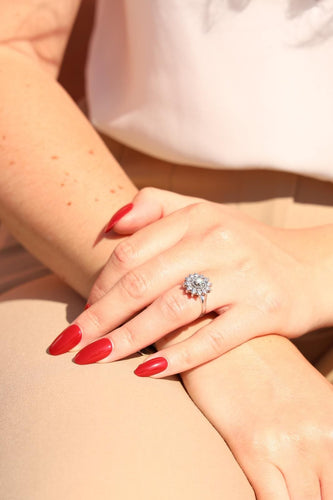 Bague 50 Bague Or Blanc Diamant 58 Facettes 2332070CN