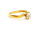 Bague 56 Bague Or jaune Diamant 58 Facettes 06347CD