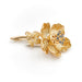 Brooch Flower Brooch Yellow gold Sapphire 58 Facettes 1828314CN