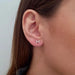 Earrings Rose gold diamond butterfly earrings 58 Facettes