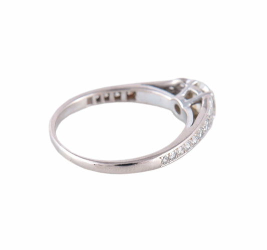 Bague BAGUE SOLITAIRE DIAMANTS 0.50ct 58 Facettes BO/220103