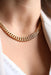 Necklace American mesh necklace Yellow gold 58 Facettes 1718081CN