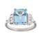 Bague 52 Bague topaze et diamants 58 Facettes 1607