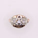 Ring Tank ring yellow and white gold Diamond 58 Facettes