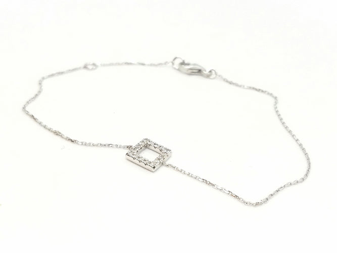 Bracelet Bracelet Graphique Or blanc Diamant 58 Facettes 579172RV