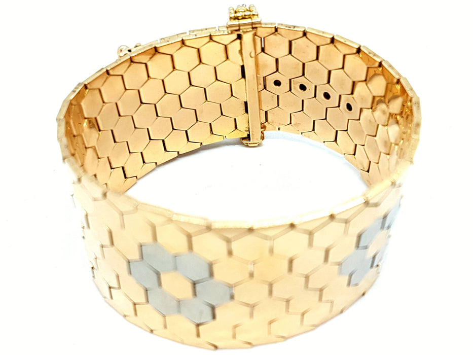 Bracelet Bracelet Manchette Or jaune Diamant 58 Facettes 05755CD