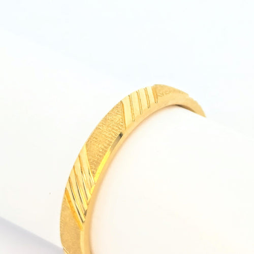 Bague Alliance or jaune 58 Facettes 27292