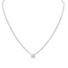 Diamond solitaire necklace. 58 Facettes 32292