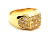 Ring 51 Ring Yellow gold Diamond 58 Facettes 1599612CN