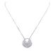Necklace Cartier necklace, “Amulette”, white gold, diamonds. 58 Facettes 32992