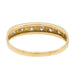 Bague 61 Bague Demi alliance Or jaune Diamant 58 Facettes 2674779CN