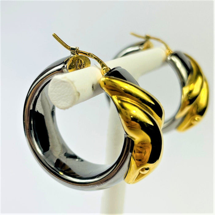 Boucles d'oreilles Créoles Serpent Or jaune 58 Facettes 20400000655