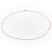 Necklace Cable link necklace Yellow gold 58 Facettes 2058797CN