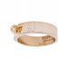 Ring 50 Hermès ring, “Kelly”, pink gold, diamonds. 58 Facettes 32789