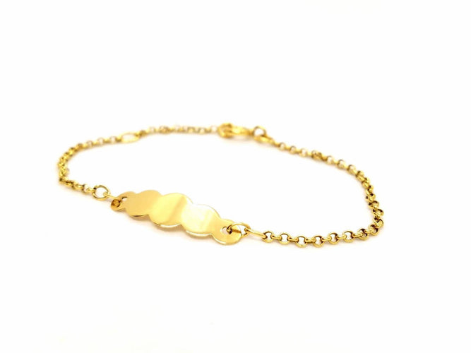 Bracelet Bracelet Gourmette Or jaune 58 Facettes 870460CD
