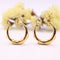 Boucles d'oreilles Créoles en or jaune 58 Facettes