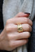 Ring 53 Band Ring Yellow Gold Diamond 58 Facettes 2031592CN