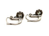 Boucles d'oreilles Boucles d'oreilles Dormeuses Or blanc Diamant 58 Facettes 1692613CN