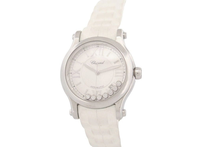 Montre montre CHOPARD happy sport 36 mm automatique 7 diamants acier 58 Facettes 254375