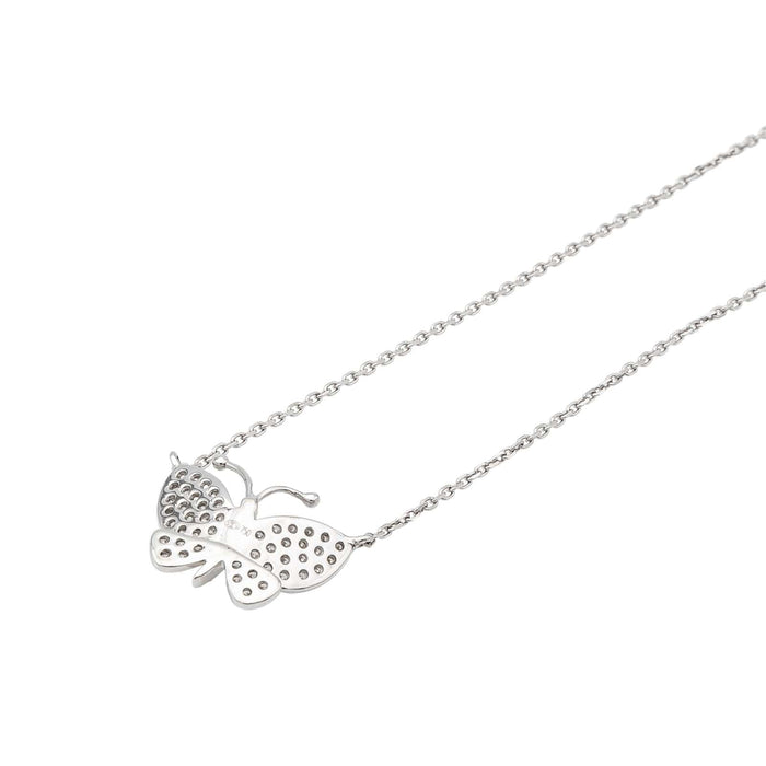 Collier Collier Or blanc Diamant 58 Facettes 578270CD